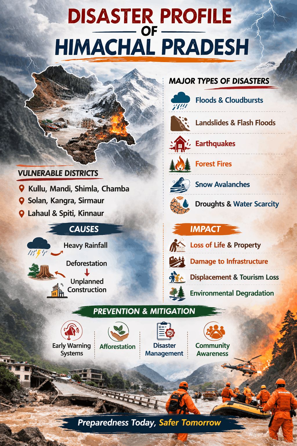 Disaster Profile of Himachal Pradesh – blog post featured image
