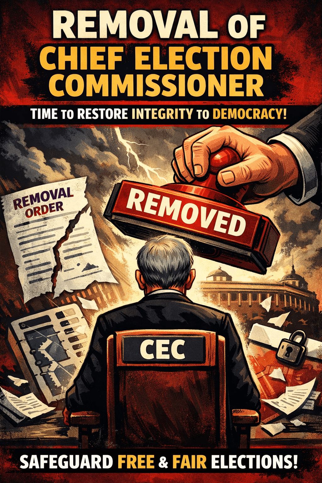 Removal of Chief Election Commissioner: Constitutional Provisions & Procedure – blog post featured image