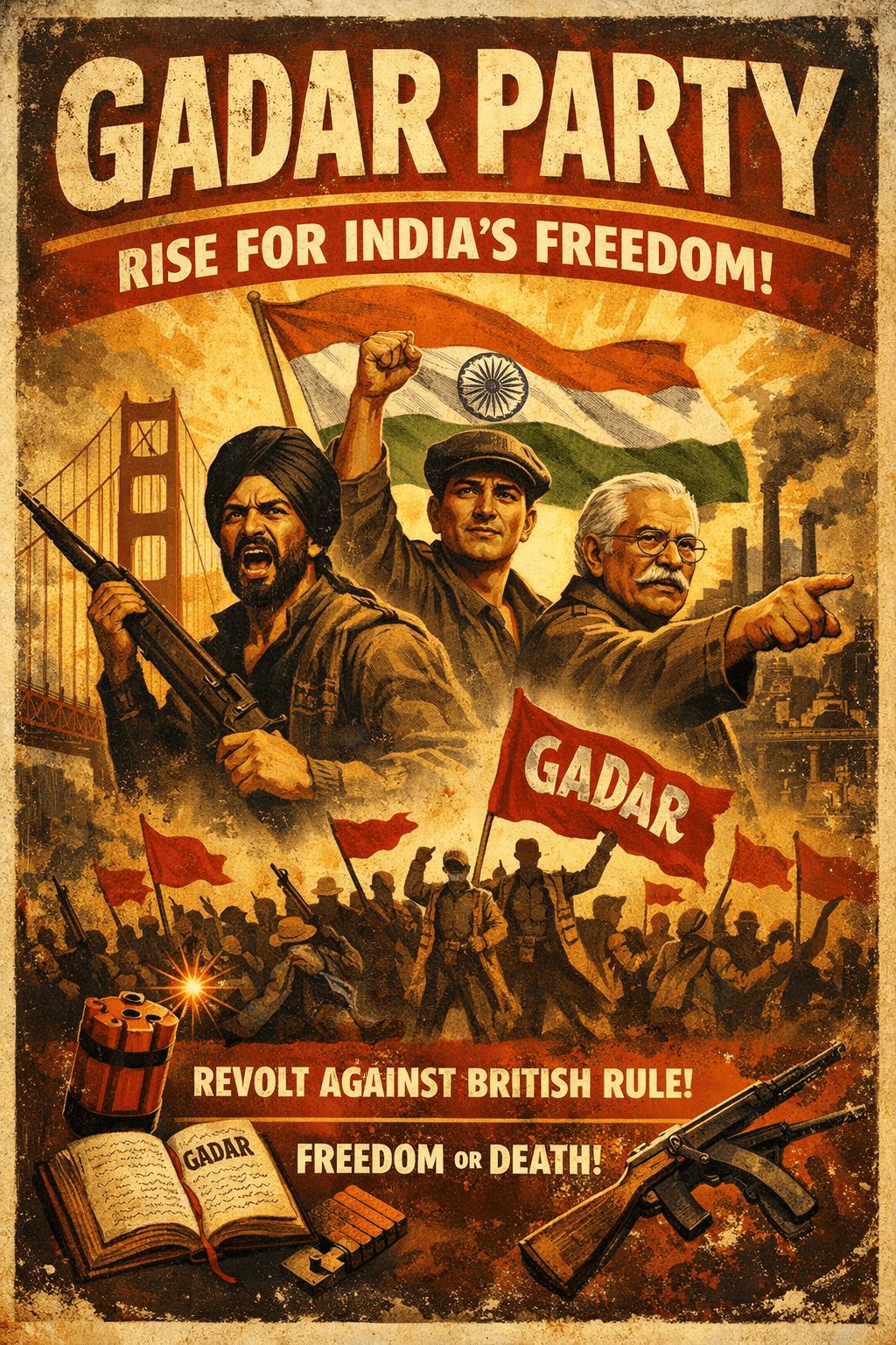 Ghadar Party (1913): Revolutionary Nationalism from Abroad – blog post featured image