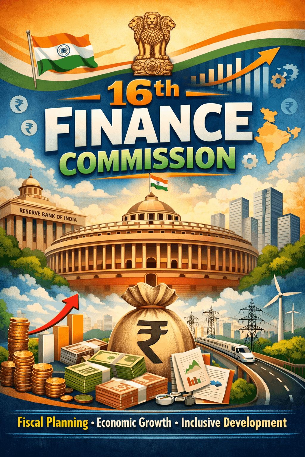 Finance Commission & 16th Finance Commission: Relevance for UPSC/HPAS Exams – blog post featured image