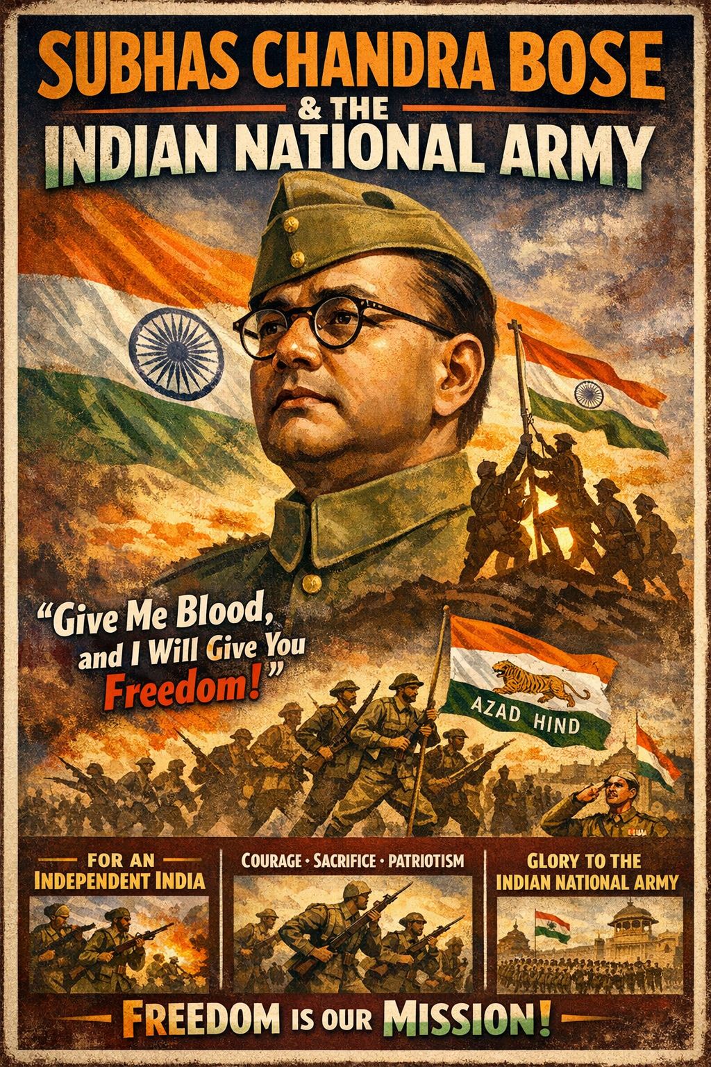 Subhas Chandra Bose & INA – blog post featured image