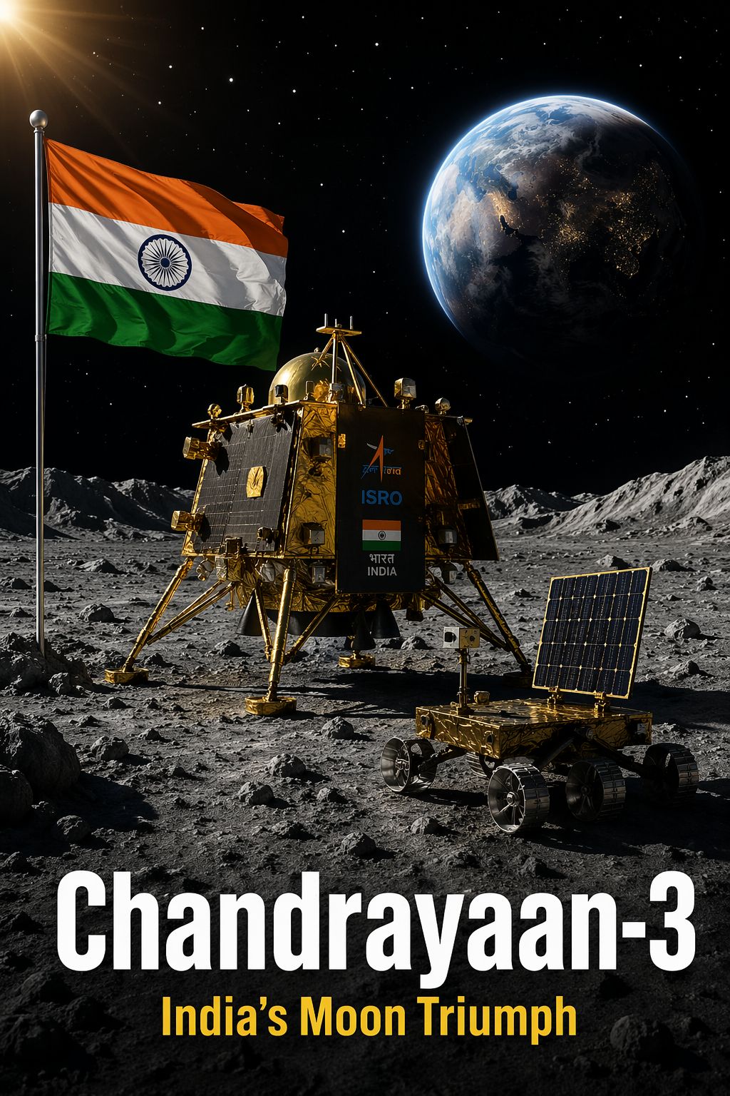 Chandrayaan-3: India's Historic Moon Mission – Complete Guide for UPSC & SSC – blog post featured image