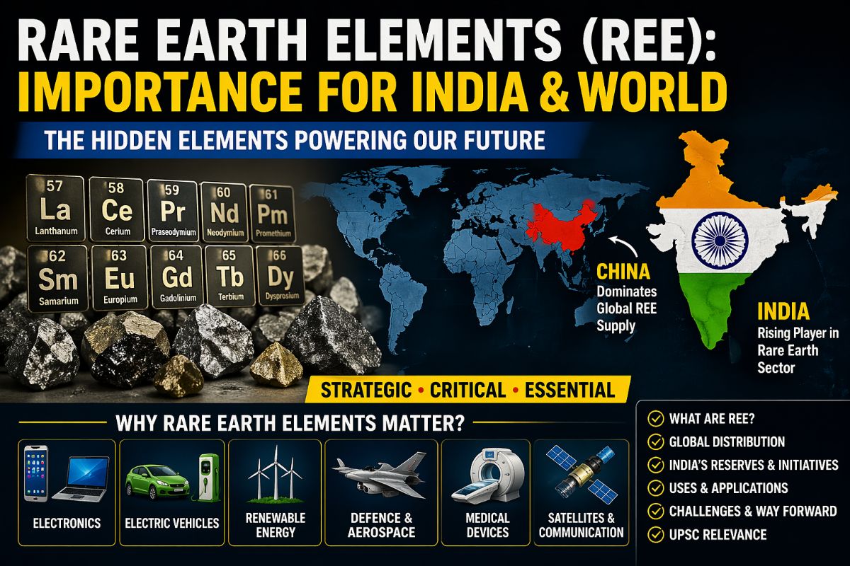 Rare Earth Elements (REE): Importance for India & World – blog post featured image