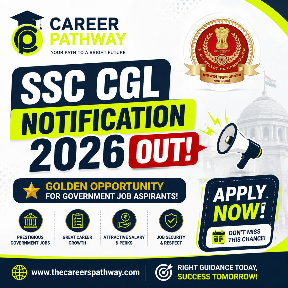 SSC CGL Notification 2026 Out: Complete Syllabus, Exam Pattern & Preparation Strategy | Career Pathway Shimla – blog post featured image
