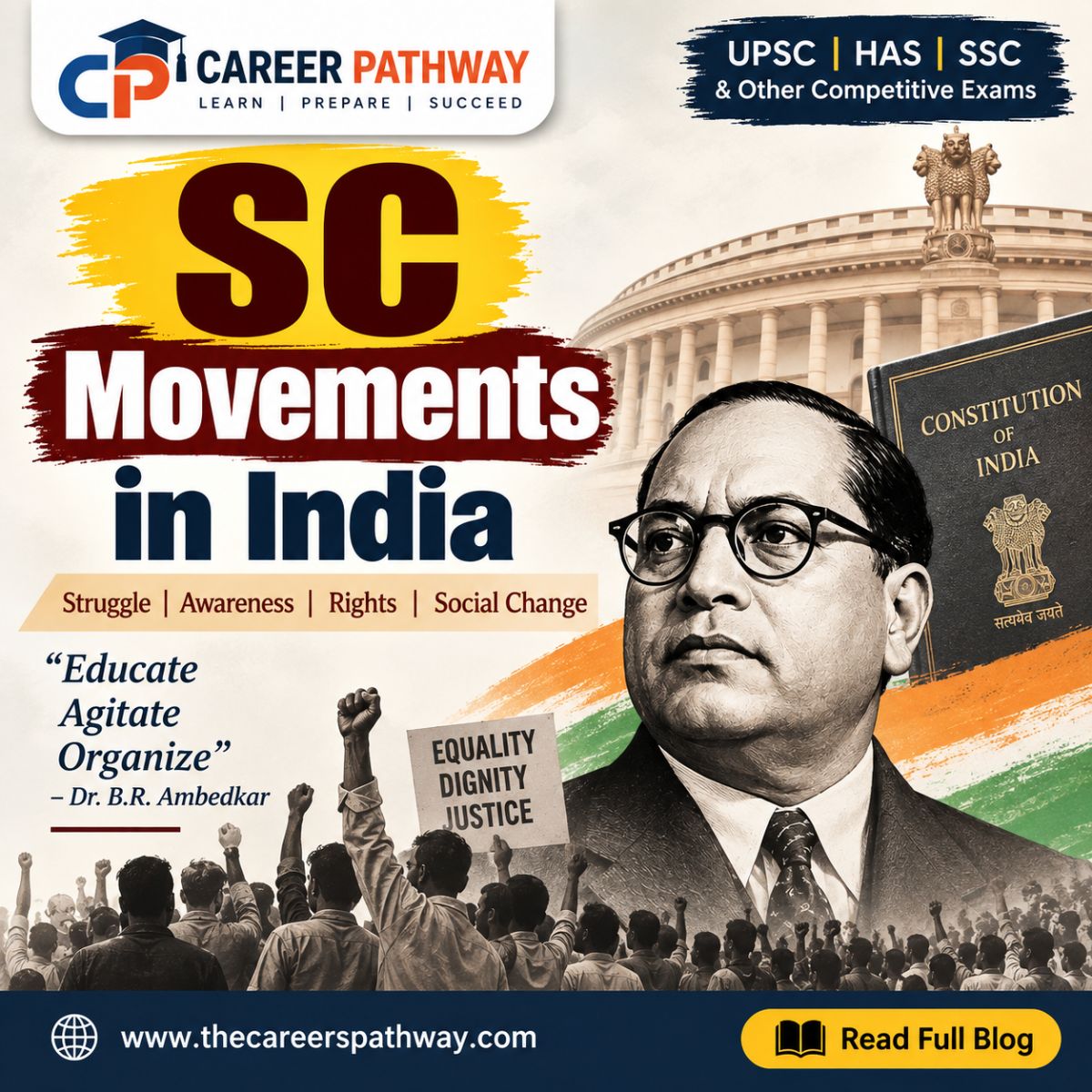 Caste Movements in India: Major Anti-Caste Movements, Leaders, Objectives & Impact – blog post featured image