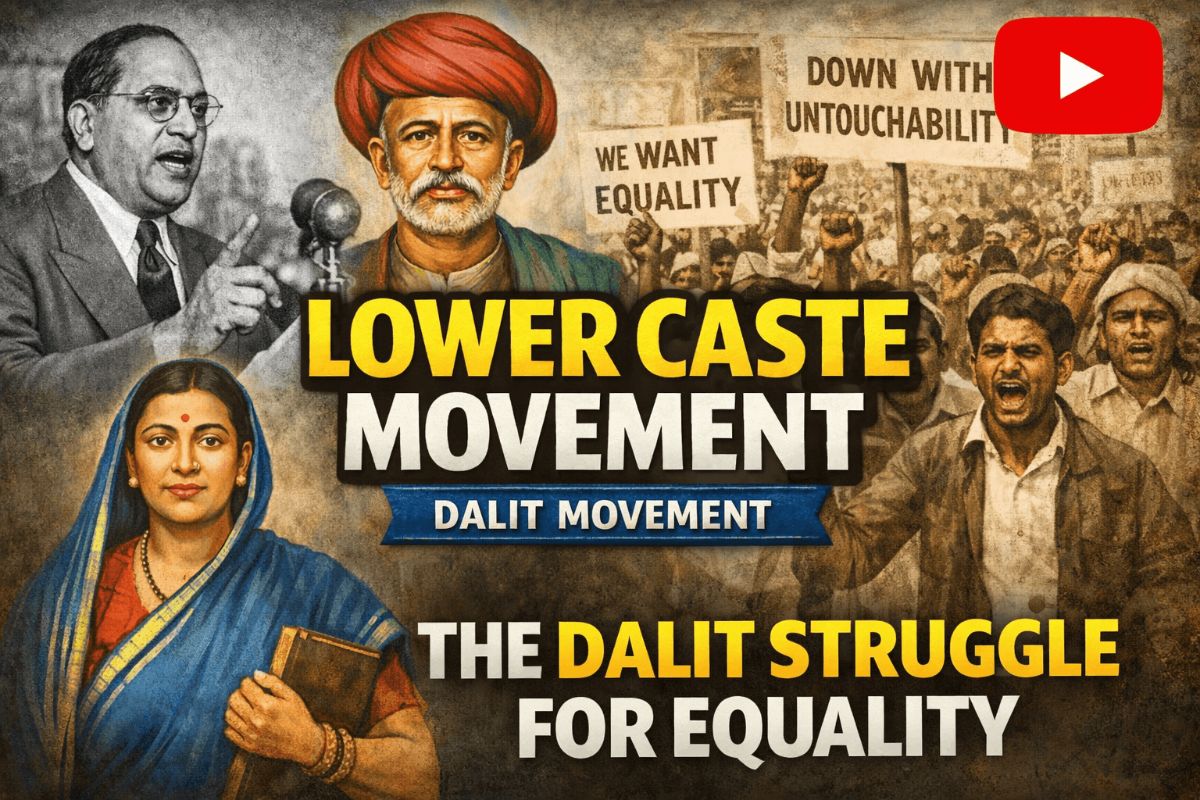 Difficult MCQs on Lower Caste Movements in Modern India | आधुनिक भारत में निम्न जाति आंदोलन – GK article for competitive exams